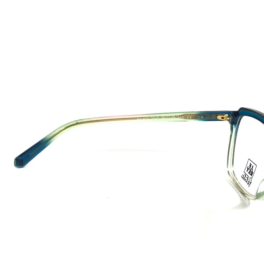 J.F. Rey Petite Eyeglasses Frames PA102 2040 Gradient Blue Green Black 50-18-140